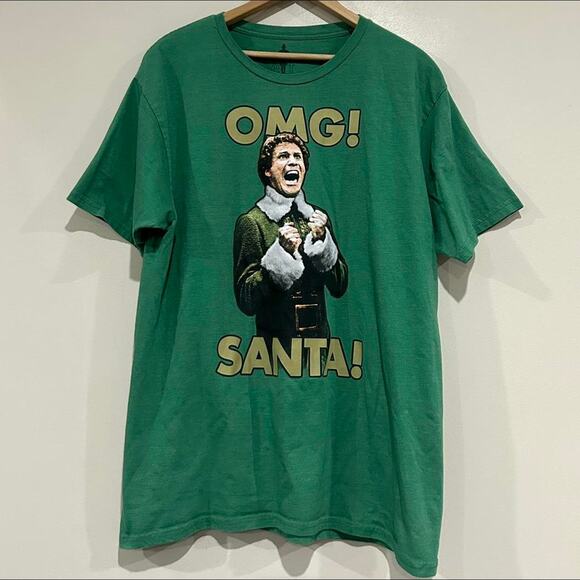 Ripple Junction OMG Santa Elf Movie Tee Shirt - Picture 1 of 4